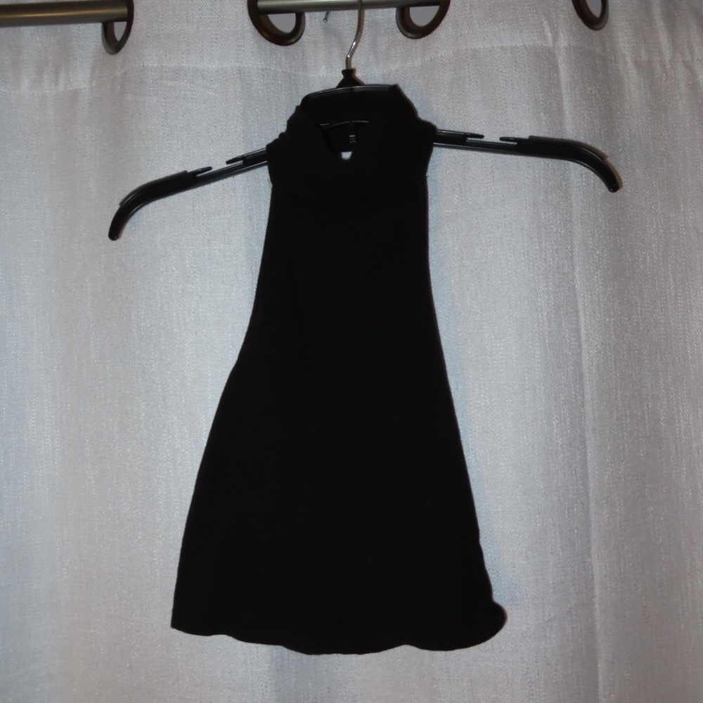 Cropped Turtleneck Top